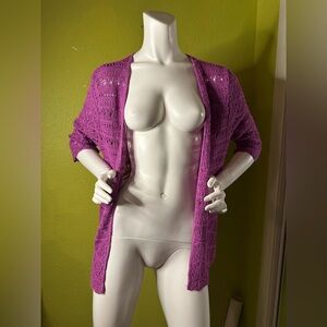 212 New York Pink ‘Knitted’ Cardigan